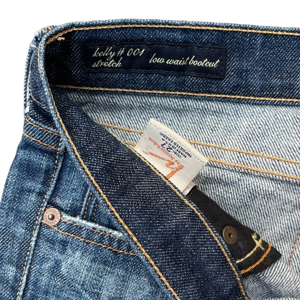 Citizens of Humanity Kelly #001 Stretch Low Waist Bootcut Jeans Size 27 - Picture 4 of 7